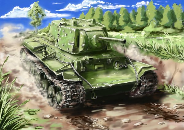 Танк кв1 аниме