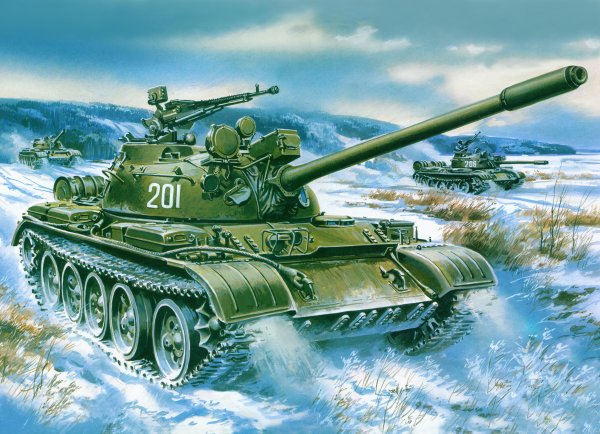 Т55 танк Гжель