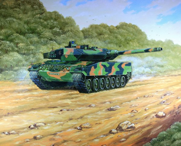 Арт танк Leopard 2а5