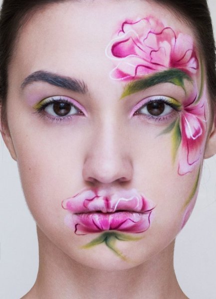 Акварельный макияж