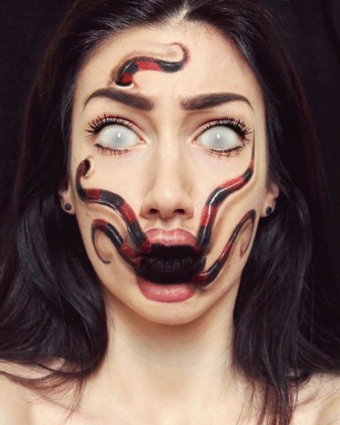 Красивый макияж на Хэллоуин