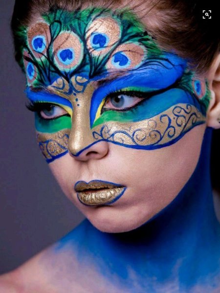 Грим на лице