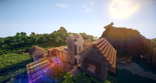 Деревня майнкрафт 1.16