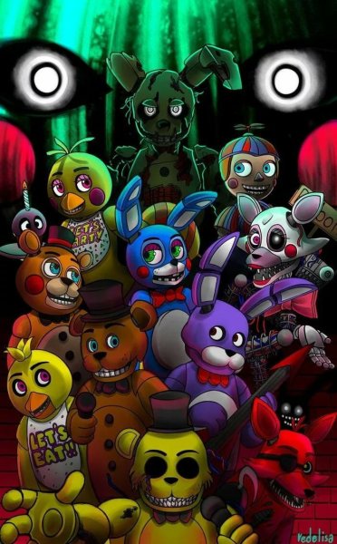 Five Nights at Freddy's 5 АНИМАТРОНИКИ