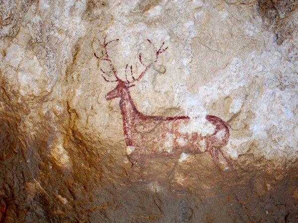 Ущелье Валлторта Испания Наскальная живопись