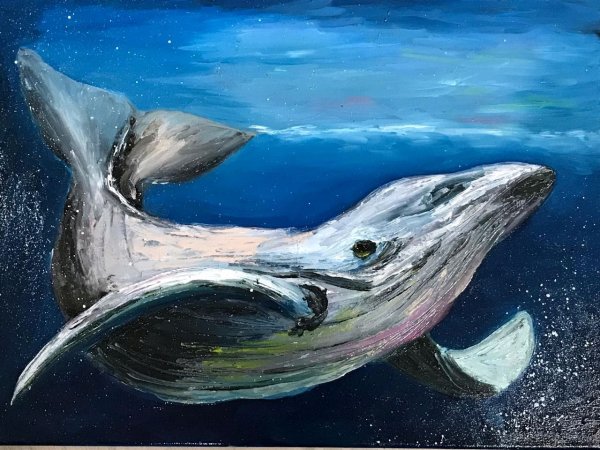 Кит живопись