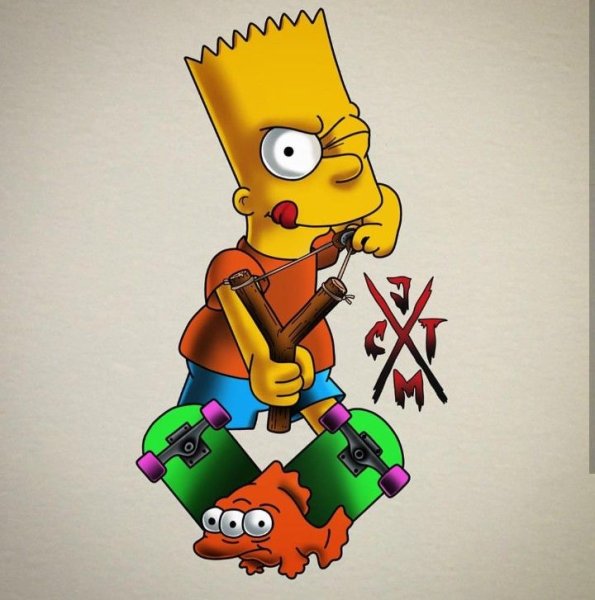 Барт симпсон Art