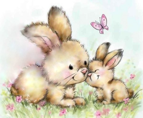 Нежные рисунки животных