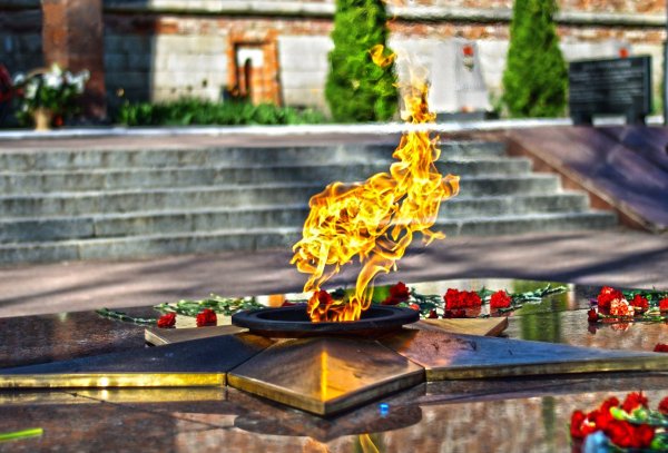 Вечный огонь Смоленск вертикальная