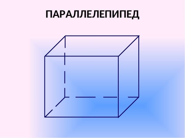 Прямоугольный параллелепипед