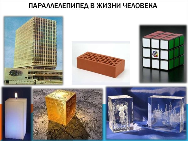 Прямоугольный параллелепипед в жизни