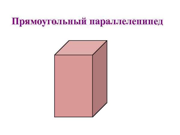 Прямой и прямоугольный параллелепипед