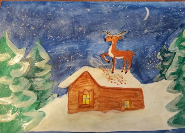 Иллюстрация по сказке серебряная копыта