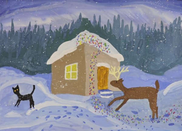 Серебряное копытце рисунок для детей