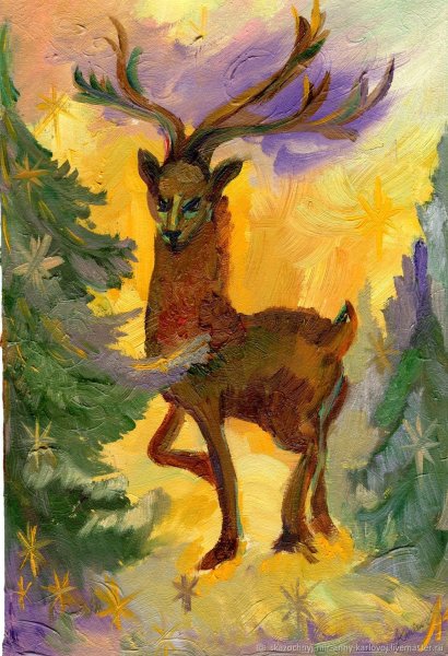 Олень золотое копытце