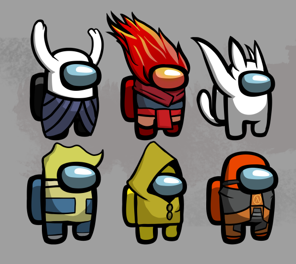 Амонг АС картинки персонажей