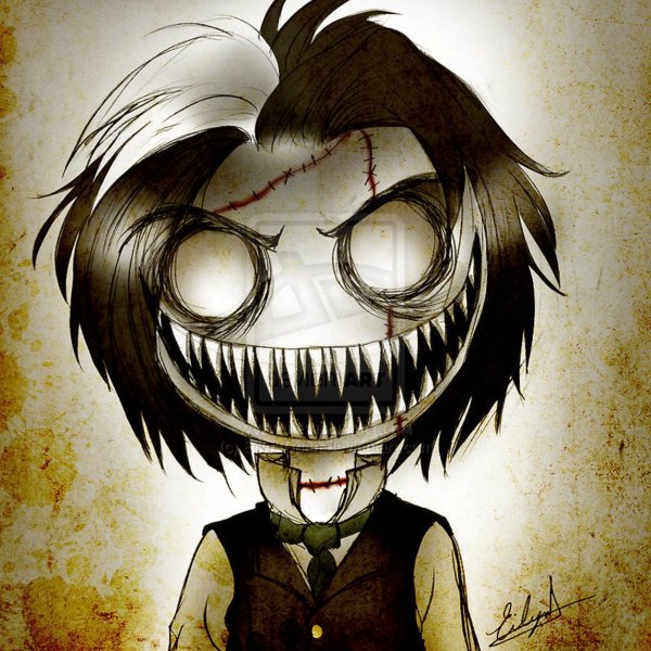 Джефф убийца в смирительной рубашке