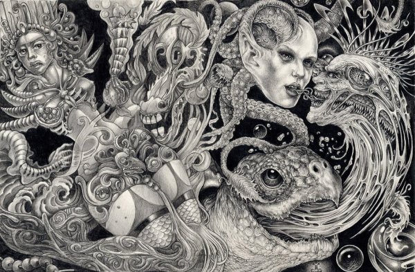 Рисунки больных шизофренией