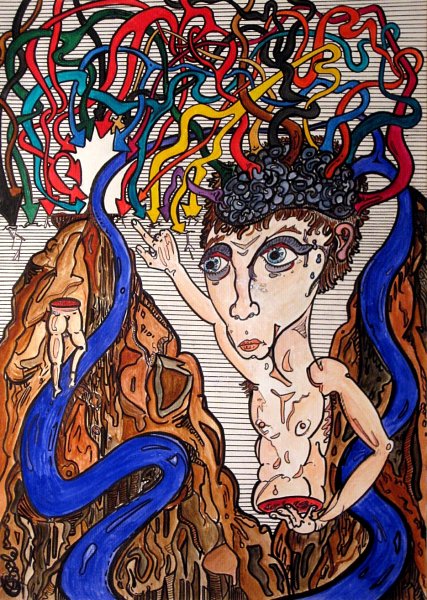 Художница с шизофренией Кейт Феннер