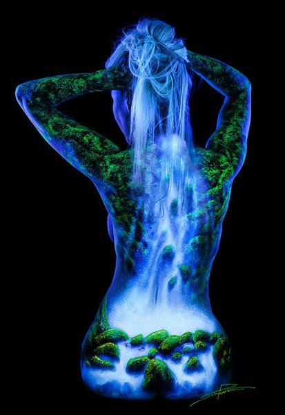 Боди арт Джона Попплтона