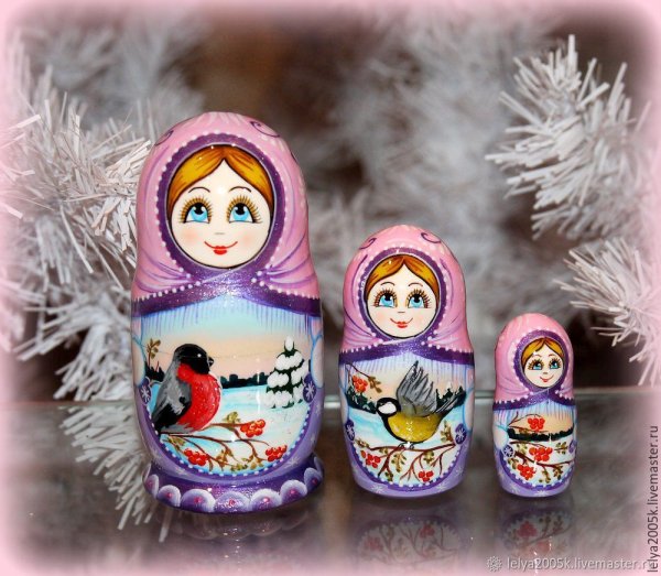 Роспись матрешки