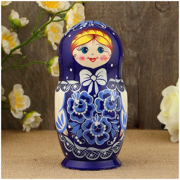 Матрешки Гжель Хохлома
