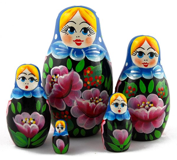 Красивые русские матрешки