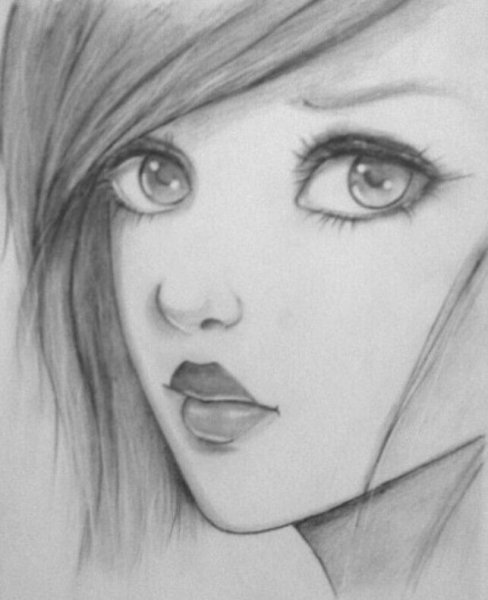 Портрет карандашом легкий