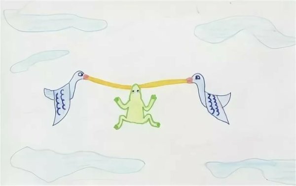 Гаршин лягушка путешественница рисунки детей