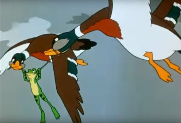 Лягушка-путешественница мультфильм 1965