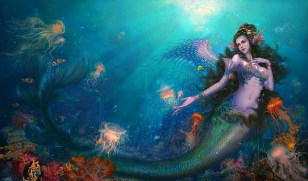 Морская нимфа океанида