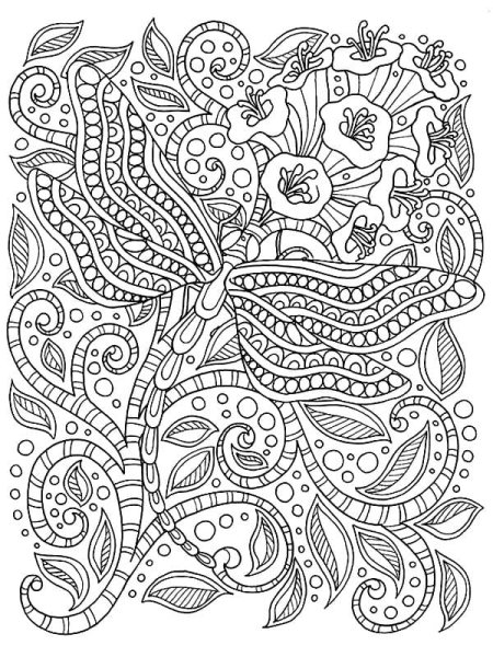 Узоры для раскрашивания взрослым