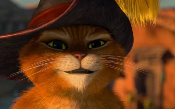 Кот в сапогах мультфильм Шрек