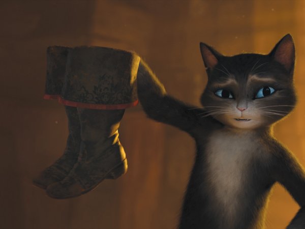 Кот в сапогах мультфильм 2011