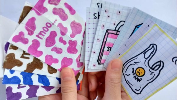 Идеи для бумажных сюрпризов рисунки