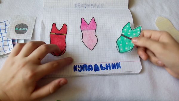 Идеи для бумажных сюрпризов одежда для детей