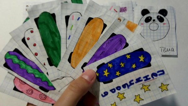 Коллекции для бумажных сюрпризов для срисовки