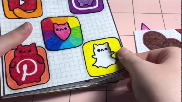 Пакетики для бумажных сюрпризов для срисовки