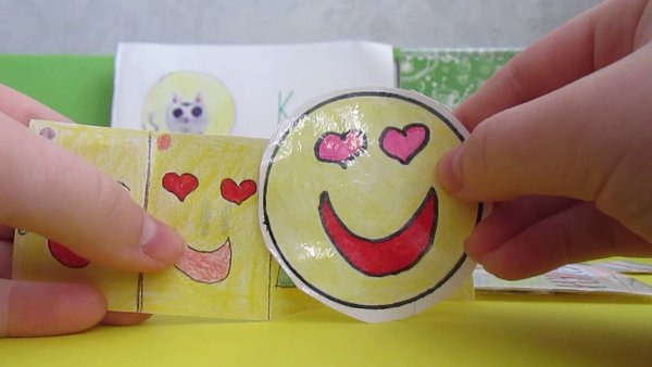 Бумажные сюрпризы для срисовки