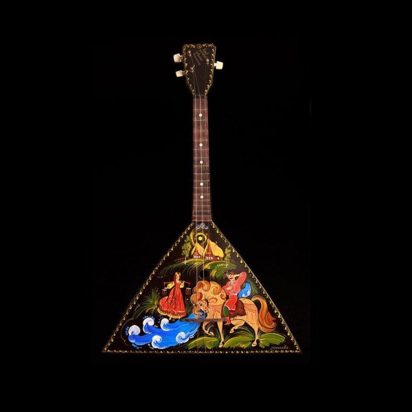 F200r балалайка малая, 3-струнная, Расписная, сувенирная, Форест-м
