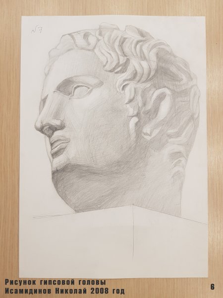Гипсовая голова Гаттамелата построение