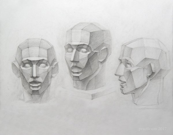 Гипсовая голова Афродиты