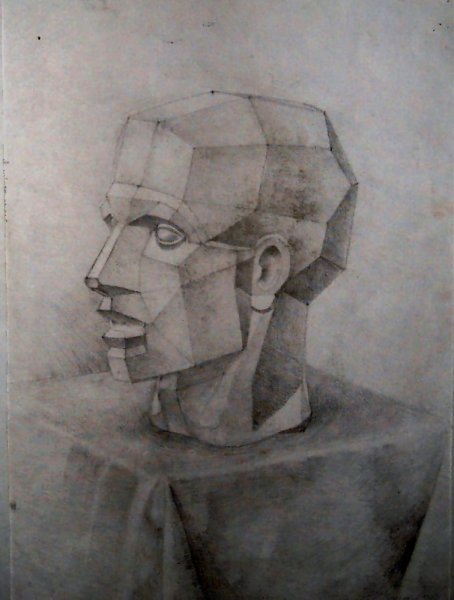 Савинский Василий Евменьевич рисунки гипсовая голова