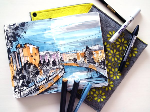 Живопись маркерами