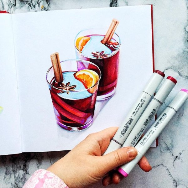 Маркеры для скетчинг