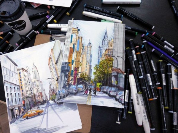 Материалы для рисования скетчей