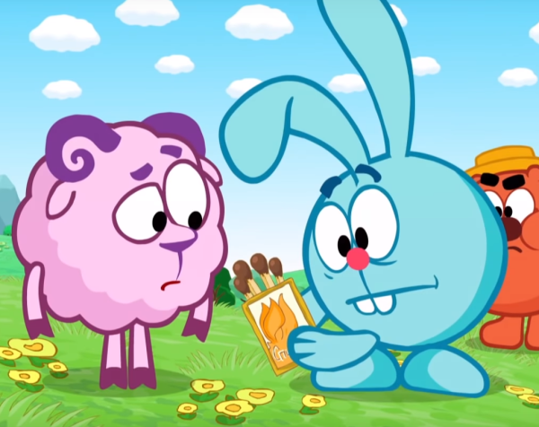 Смешарики Лосяш Ёжик Крош Бараш