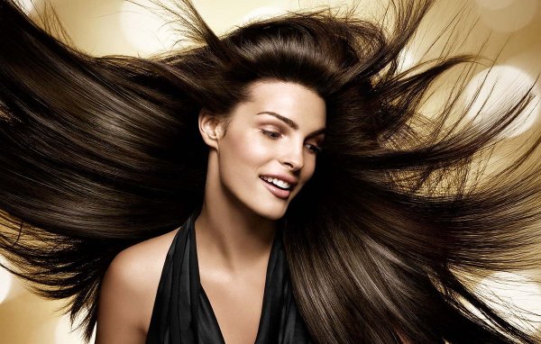 Блестящие волосы