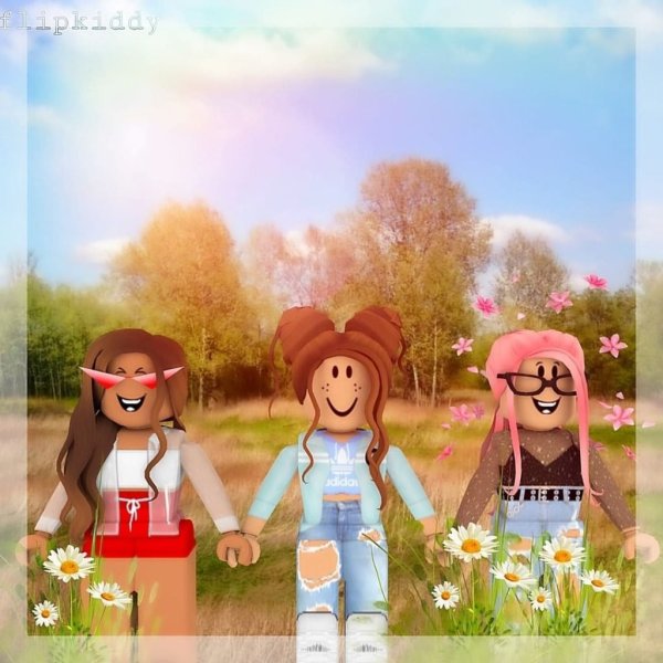 Рисунок девочки из Roblox