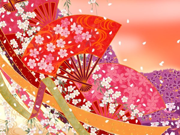 Фон в японском стиле